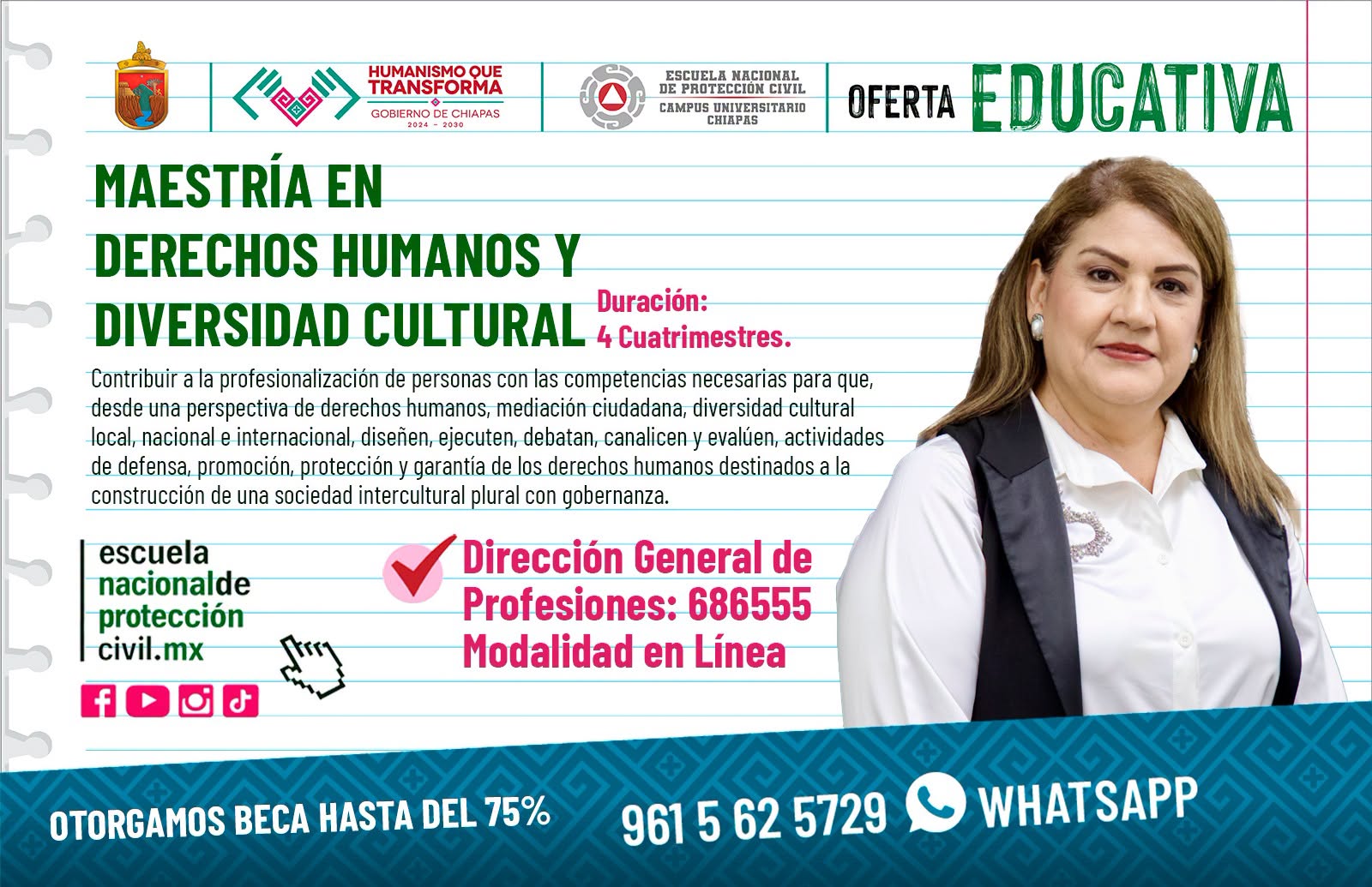 Maestría en Derechos Humanos, Mediación y Diversidad Cultural