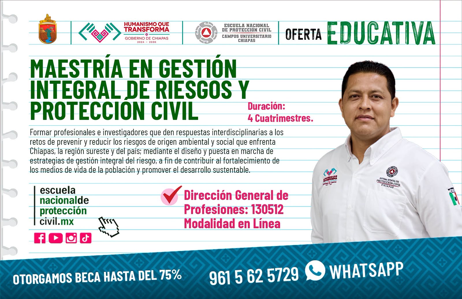 Maestría en Gestión Integral de Riesgos y Protección Civil